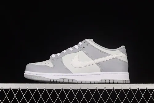 All categories Nk SB Dunk series Nk SB Dunk Low low-top sneakers J version Nk Dunk Low Retro "Grey White" cool gray color SB smashed backboard fashion casual sneakers DJ6188-001